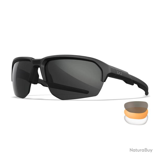 Lunettes de protection Wiley X WX JAKL 3 �crans Noir Neutre / Fum� / Light Rust