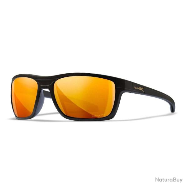 Lunettes Wiley X Kingpin Polaris� Bronze Miroir Noir