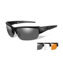 Lunettes Wiley X Saint 3 &eacute;crans Noir Neutre / Fum&eacute; / Light Rust