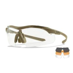 Lunettes Wiley X Vapor Comm 2.5 3 &eacute;crans Coyote Fum&eacute; / Neutre / Rust