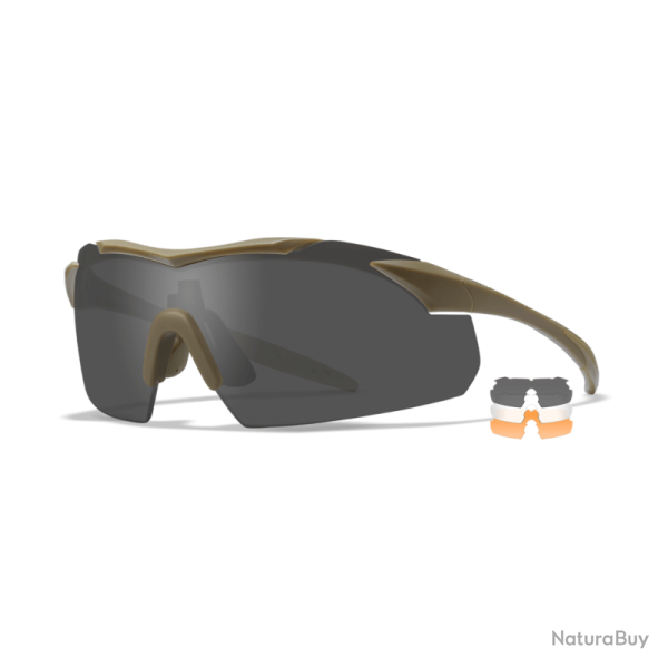 Lunettes Wiley X Vapor Coyote Neutre / Fum� / Light Rust