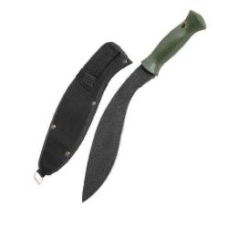 Machette Kukri Mil-Tec en inox manche ABS avec &eacute;tui Vert