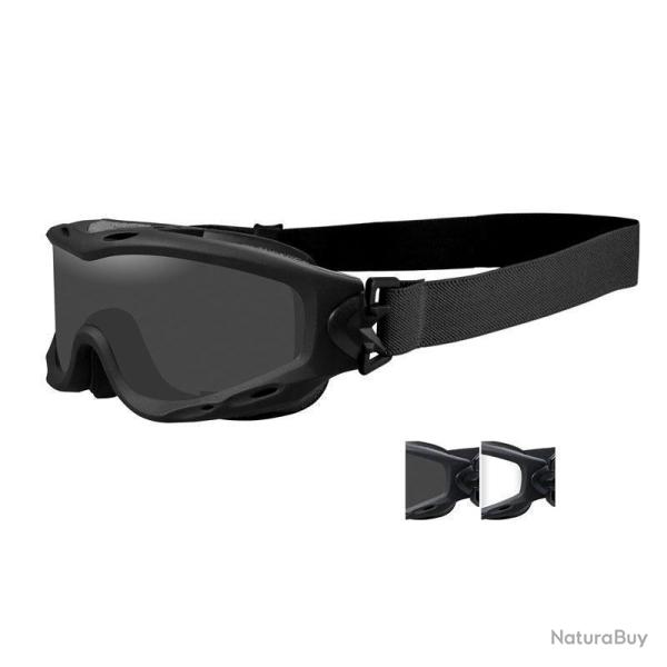 Masque balistique Wiley X Spear Noir Neutre / Fum�