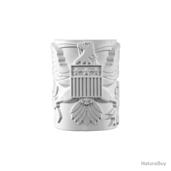 Masque pour poign�e MOJO FAB Defense Mojo Cover Emblem Blanc