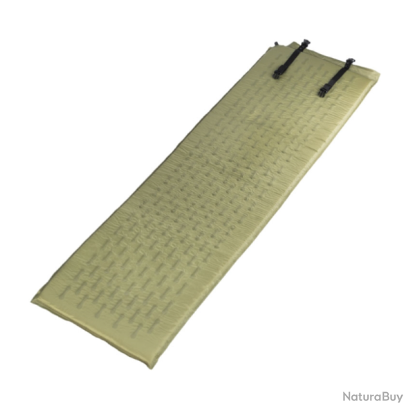 Matelas auto-gonflant Mil-Tec Thermo Waffle 186 � 53 � 2,5 cm 876 g polyester enduit PVC Vert