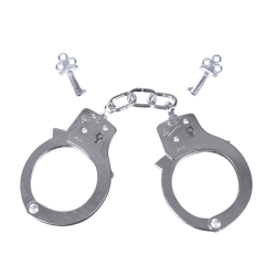 Menottes Mil-Tec Single Lock nickel&eacute;es � formation et collection Autre