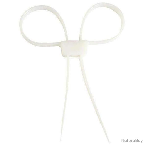 Menottes plastique jetables Mil-Tec Blanc