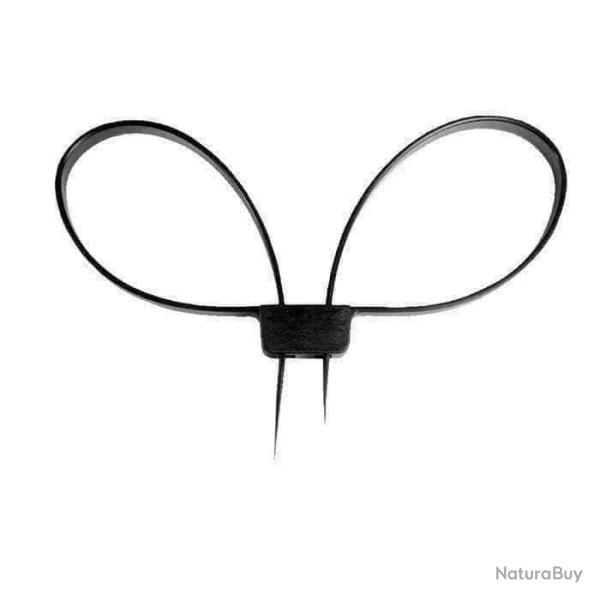 Menottes plastique jetables Mil-Tec Noir