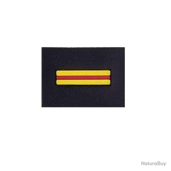 Mini grade Police et Gendarmerie GK Pro 22 � 16 mm auto-agrippant ou adh�sif Noir Brigadier