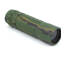 Monoculaire Mil-Tec 10&times;25 objectif 25 mm champ 101 m/1000 m pupille 2,48 mm avec housse Woodland
