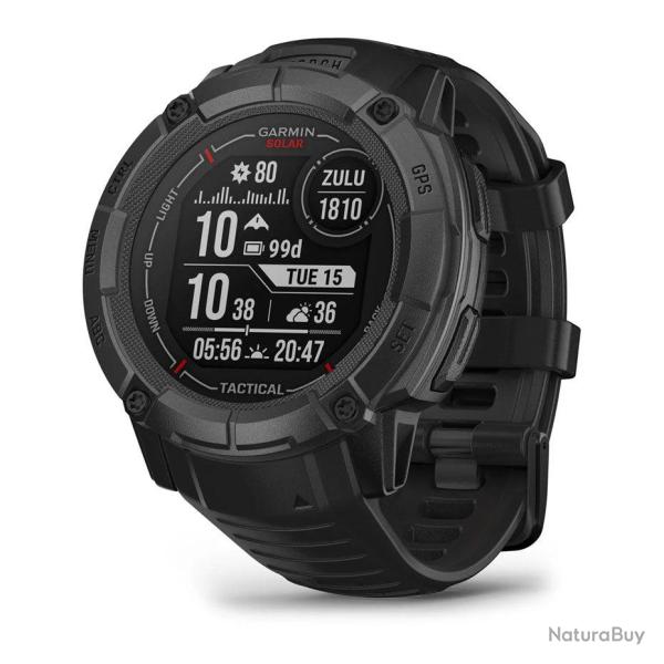 Montre Garmin Instinct 2X Solar Tactical Noir