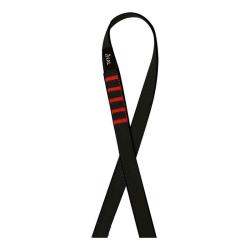 Mousqueton d'escalade Beal Anneau Plat 18 mm Noir