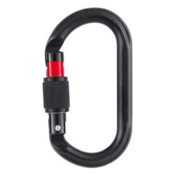 Mousqueton d'escalade Petzl OK Screw-Lock Noir