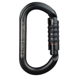 Mousqueton d'escalade Petzl OK Triact Lock Noir