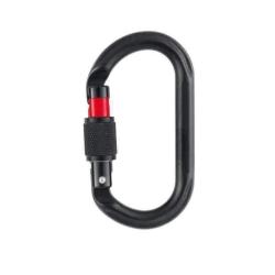 Mousqueton d'escalade Petzl Oxan Screw Lock Noir