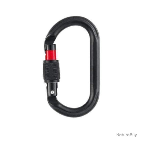 Mousqueton d'escalade Petzl Oxan Screw Lock Noir