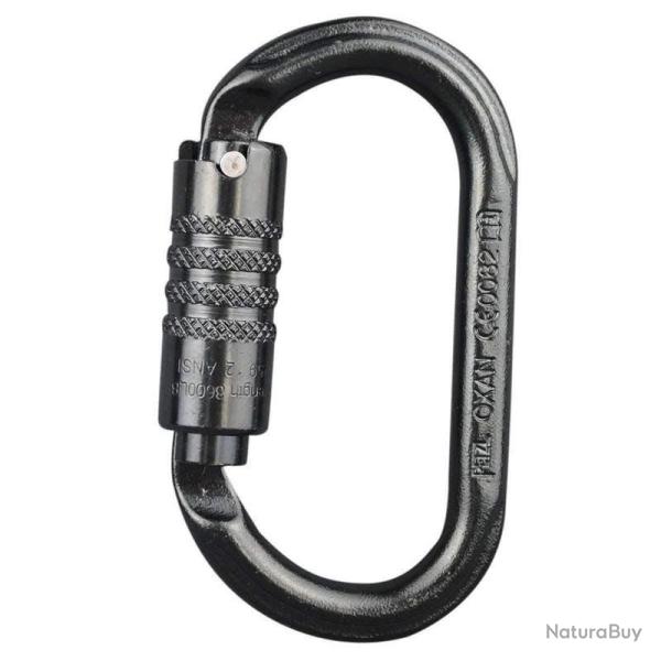 Mousqueton d'escalade Petzl Oxan Triact Lock Noir