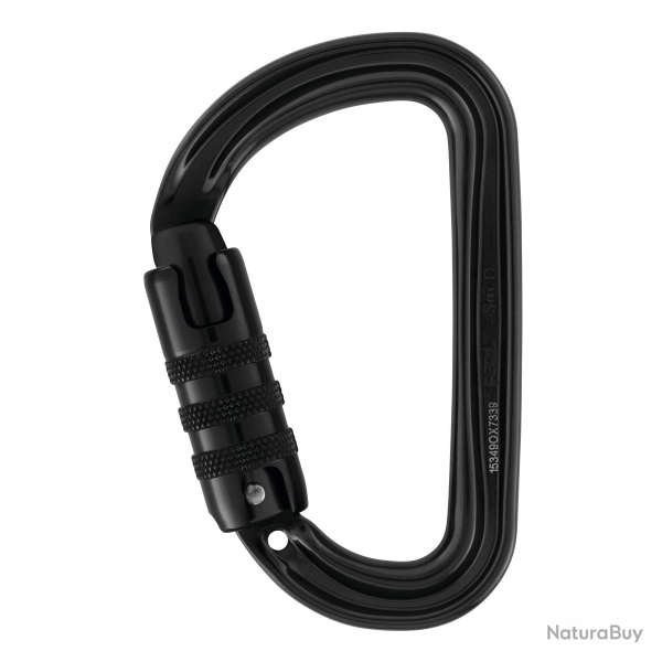 Mousqueton d'escalade Petzl SM'D TRIACT LOCK Noir