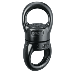 Mousqueton d'escalade Petzl Swivel S Noir