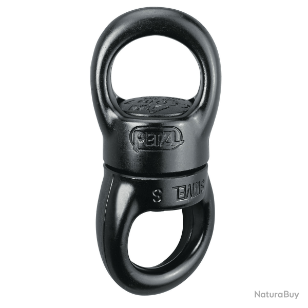 Mousqueton d'escalade Petzl Swivel S Noir