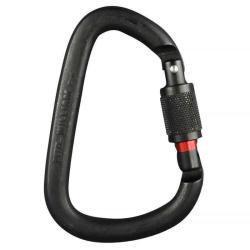 Mousqueton d'escalade Petzl William Screw Lock Noir