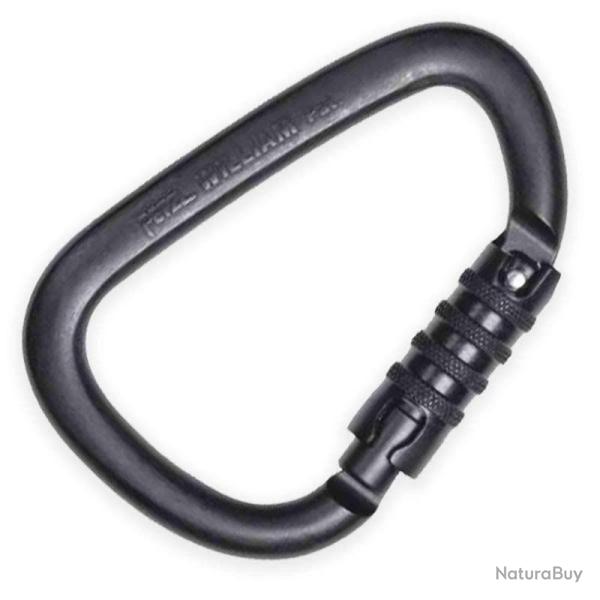 Mousqueton d'escalade Petzl William Triact Lock Noir