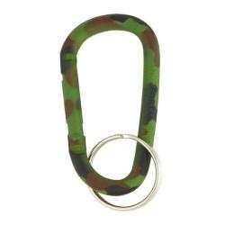 Mousqueton utilitaire Mil-Tec Mini aluminium 6 cm pour porte-cl&eacute;s (non certifi&eacute; escalade ni secours)