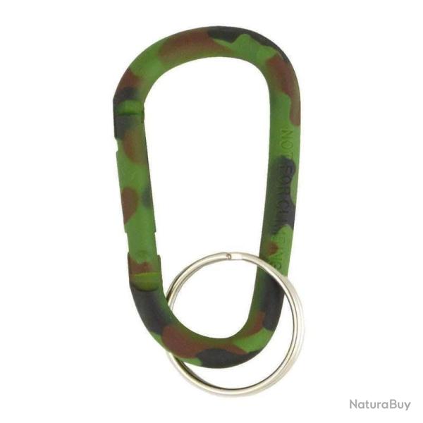 Mousqueton utilitaire Mil-Tec Mini aluminium 6 cm pour porte-cl�s (non certifi� escalade ni secours)