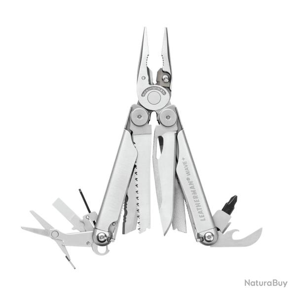 Outil Leatherman Wave Plus Gris