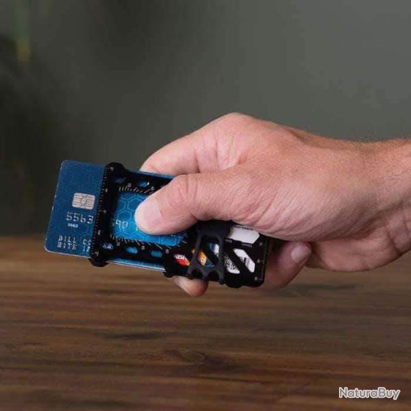 Outil multifonctions Nite Ize Financial Tool RFID Noir