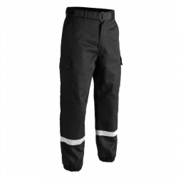 Pantalon A10 Equipment F2 bandes r&eacute;tro-r&eacute;fl&eacute;chissantes Noir - FR 38