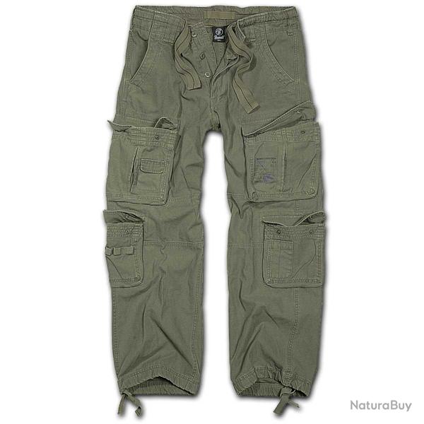 Pantalon Brandit Pure Vintage Vert olive - S