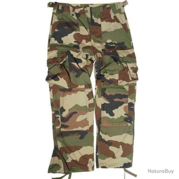 Pantalon de combat Mil-Tec Commando Light Weight en polyester-coton ripstop avec renforts genoux et 