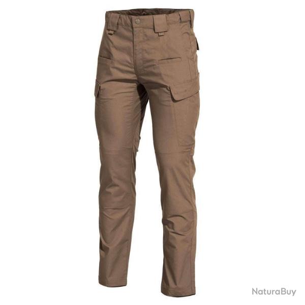 Pantalon tactique Pentagon Aris en toile extensible 225 g m� avec emplacements genouill�res Coyote E