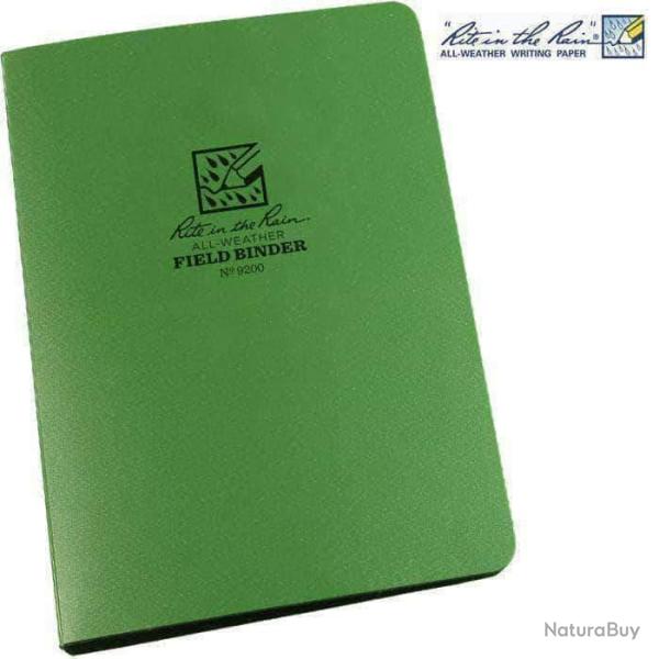 Papier �tanche Rite In The Rain Classeur 14.5 X 19.5 cm Vert olive