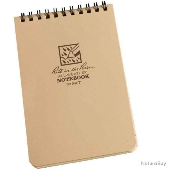 Papier �tanche Rite In The Rain TOP SPIRAL 10 X 15 Beige 10 x 15 cm
