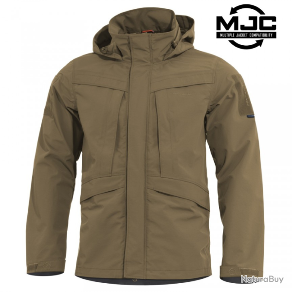 Parka de pluie Pentagon Hurricane membrane Ydor|Tec 10 000 mm coutures �tanch�es compatible doublure