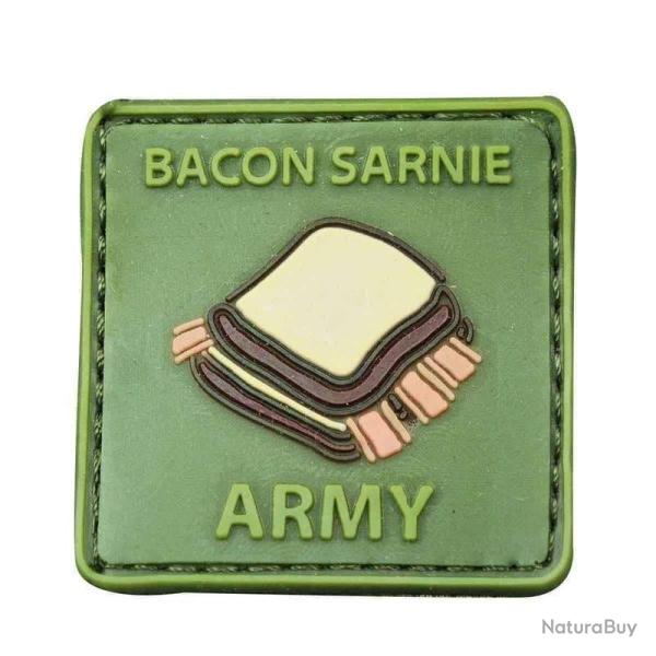 Patch Bacon Sarnie Army Vert
