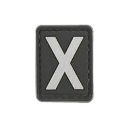Patch de Lettre Morale Blanc X