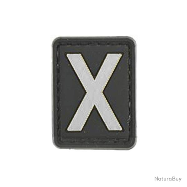 Patch de Lettre Morale Blanc X