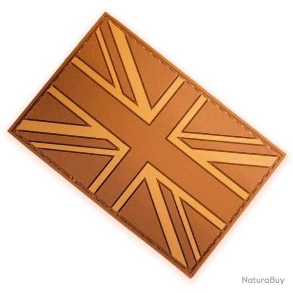 Patch Drapeau Britannique en Gomme Orange