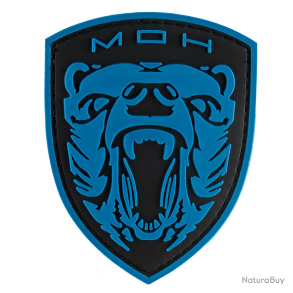 Patch Grizzly Medal of Honor Bleu