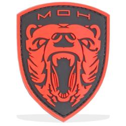 Patch Grizzly Medal of Honor Rouge