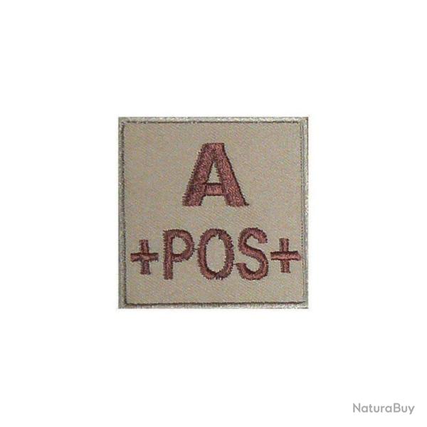 Patch groupe sanguin basse visibilit� PVC Coyote A +