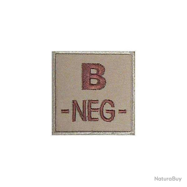 Patch groupe sanguin basse visibilit� PVC Coyote B -
