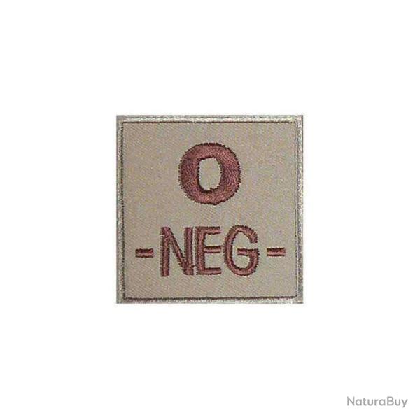 Patch groupe sanguin basse visibilit� PVC Coyote O -