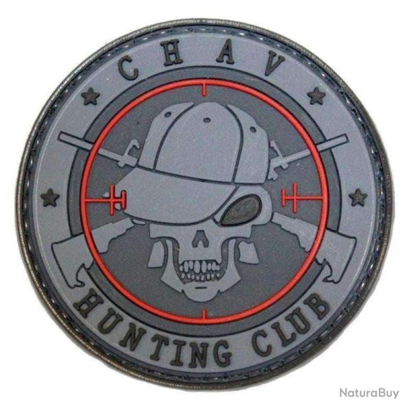 Patch Morale CHAV HUNTING CLUB Noir