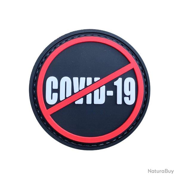 Patch Stop Covid-19 Noir