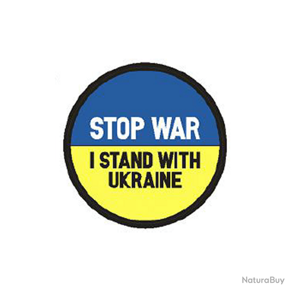 Patch Stop War I Stand with Ukraine Autre