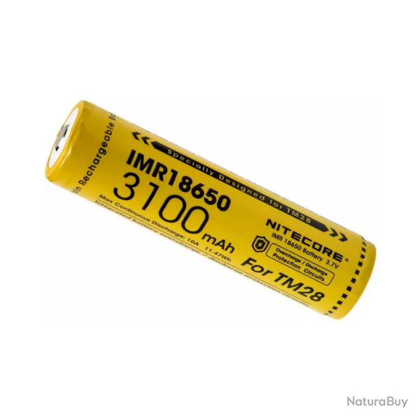 Pile Nitcore IMR18650 pour TM28 3100mAh Autre